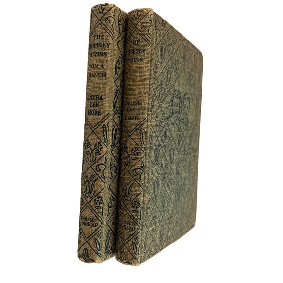 Two Bobbsey Twins Books On A Ranch and The Bobbsey Twins Laura Lee Hope - Picture 1 of 13